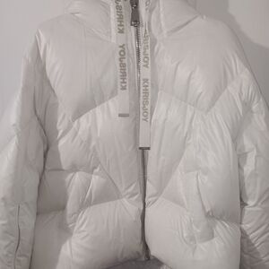 Women's White Puffer Jacket